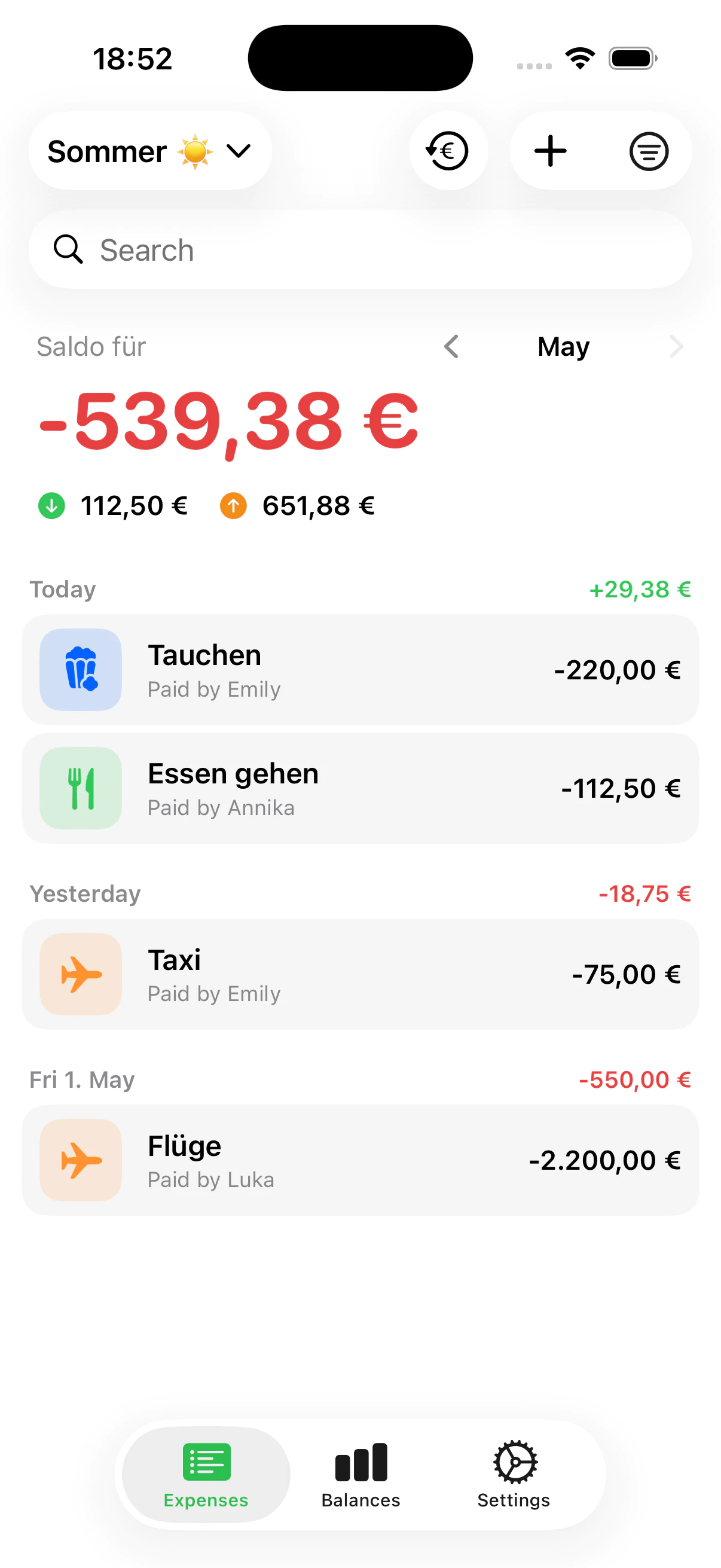 Evenlo app preview
